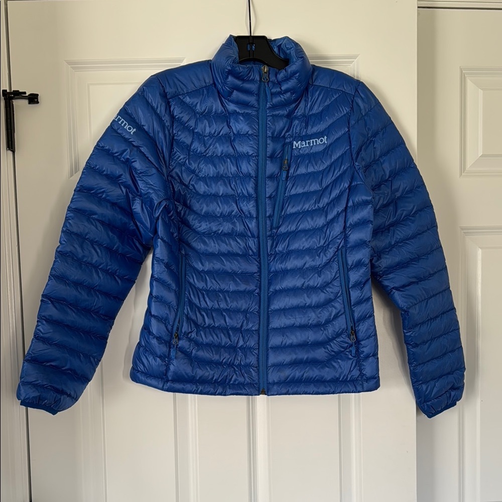 Marmot Women's Blue Puffer Jacket size Small